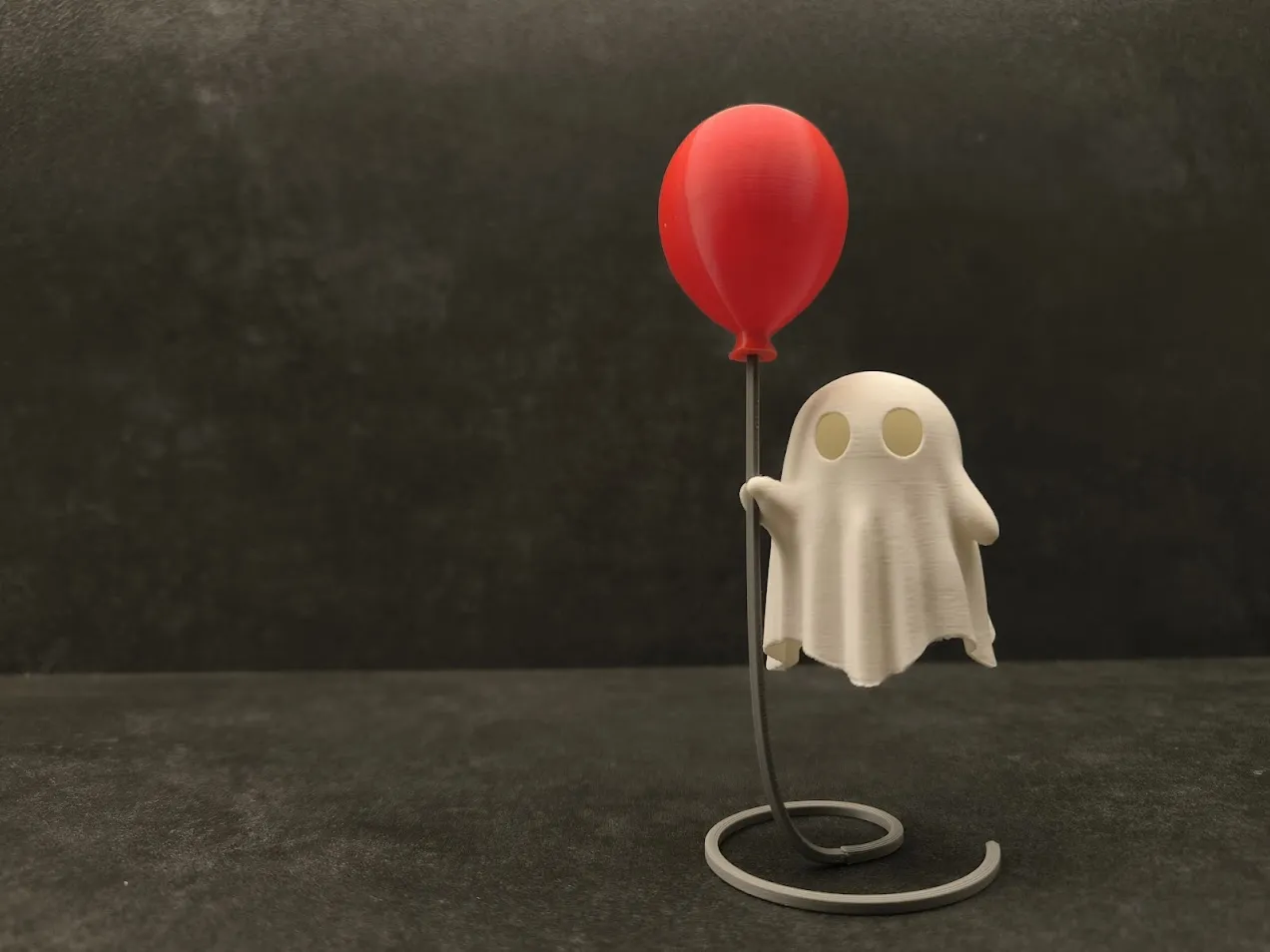 Ghost with Balloon view 2