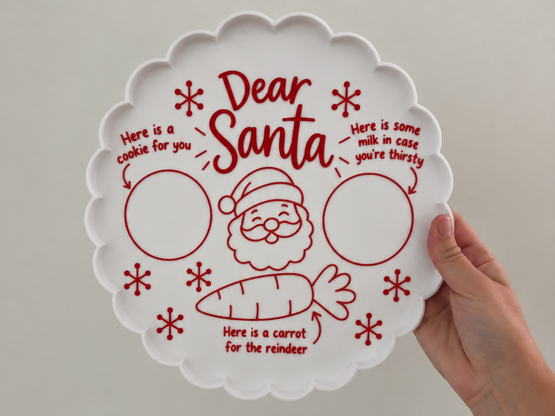 Santa Cookie Tray | Christmas Eve Treat Tray - 1