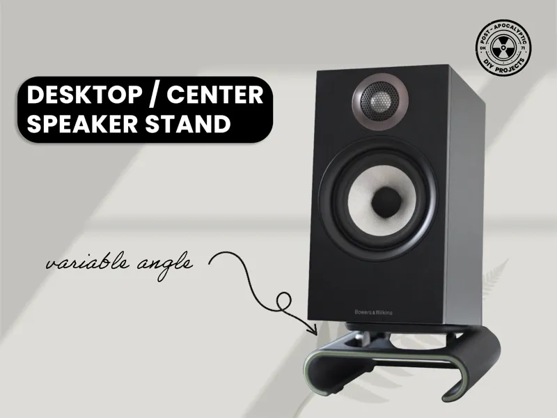 Desktop / Center Speaker Stand, variable tilt