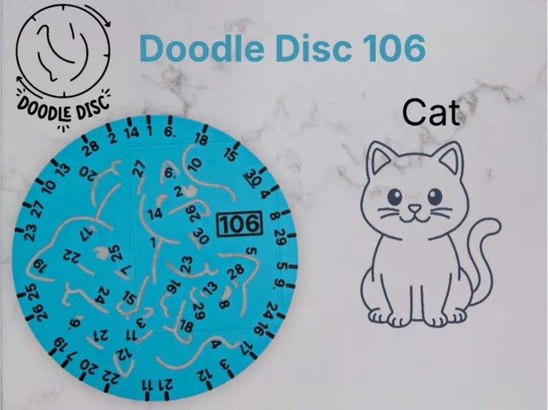 Doodle Disc 106 Cat