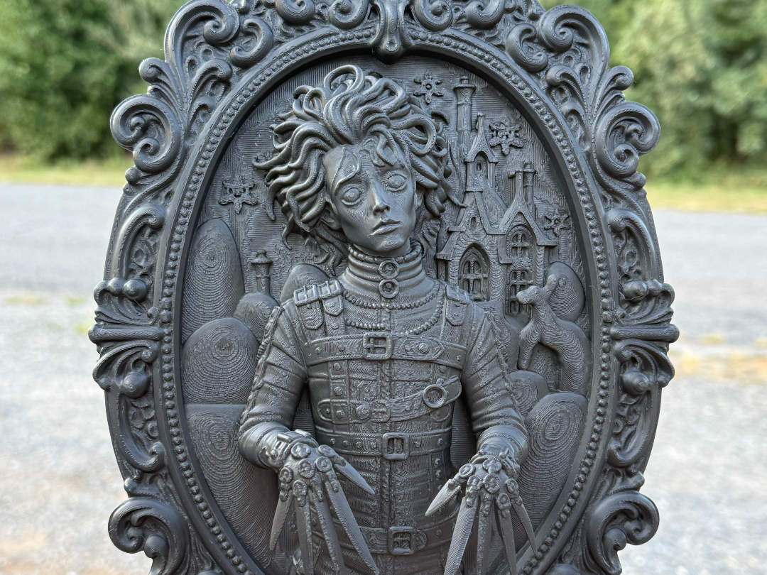 Edward Scissorhands Frame - 3D printed Decor, in stock in India