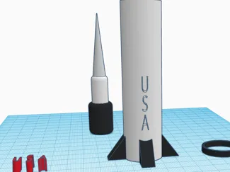 NASA Saturn V (First Model I Have Designed!)