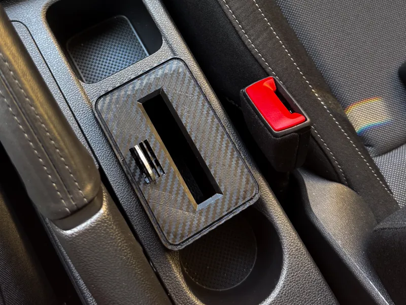Phone and coin holder for Skoda Fabia MKIV