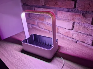 Smart Flower Pot with LED Light for Fast Growth