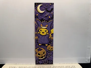Accesorio de lectura: Pikachu Gengar Halloween Costume - Bookmark — vista de referencia 3