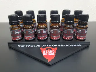 12 Days of Beardsmas Oil Display Stand
