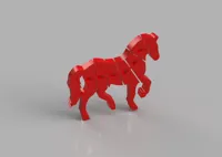 Cheval flexible articulé à liens renforcés — photo 1