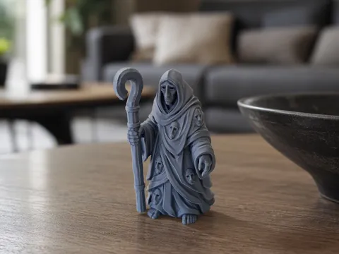 Pieza para disfraz o exhibición: Seelenhueter "Maskenstab" aus dem Schattenreich — referencia de MakerWorld