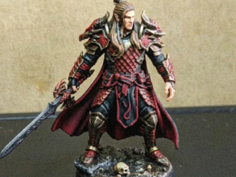 Miniatura D&D - Drago Combattente / Guerriero