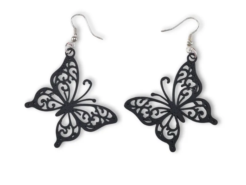 Filigree Butterfly Earrings