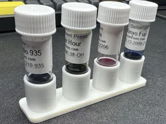 Ink Sample Vial Holder