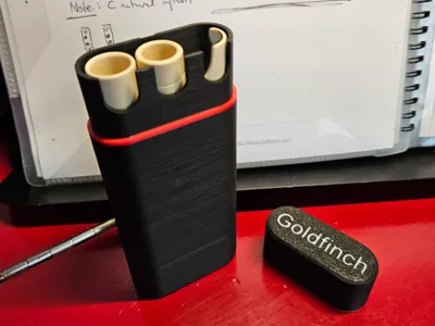 Case for Goldfinch 'traveller' Irish whistle