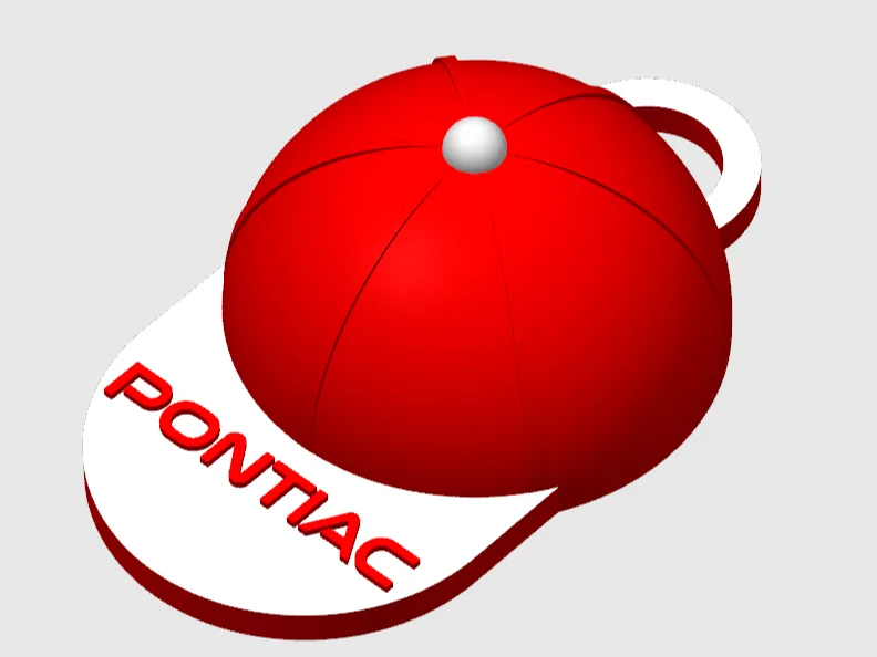 PONTIAC CAP KEYCHAIN