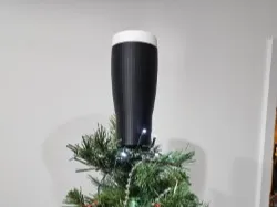 Guinness style pint of stout Christmas tree topper