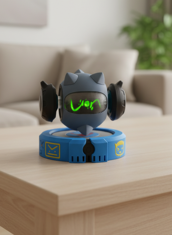 Miniatura 2 do modelo 3D 迷核-磁悬浮蓝牙音响