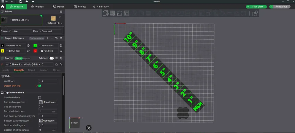 Ruler for Scale Painted - Free 3D Print Model - MakerWorld