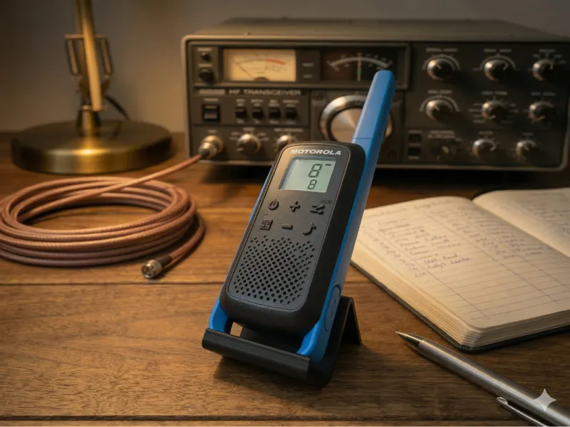 Simple stand for PMR Motorola TLKR T62