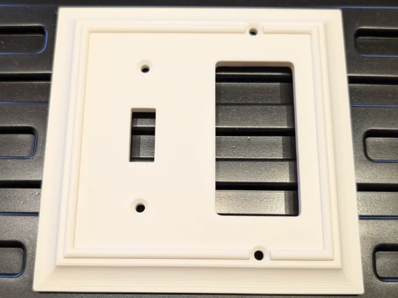 Decorative Decor and Toggle Combo Cover Plate