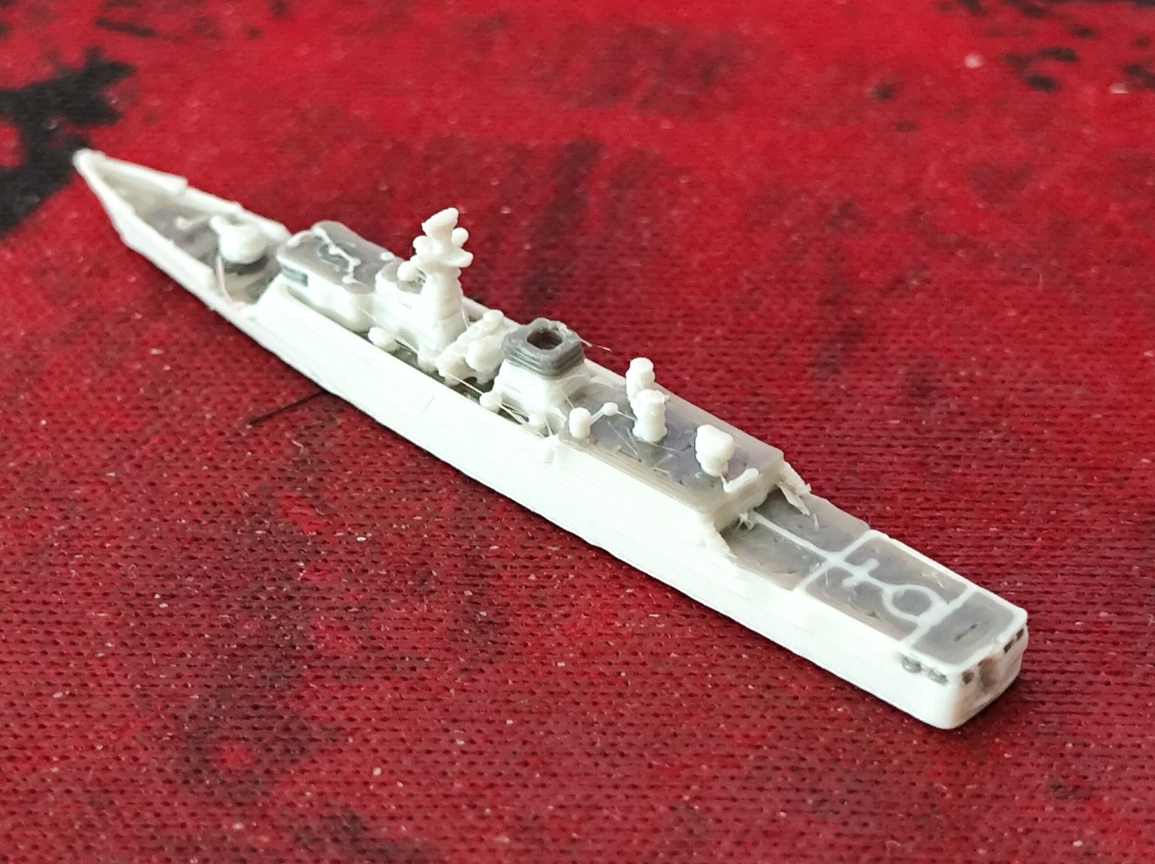Miniatura 2 do modelo 3D 056A护卫舰 1：2000