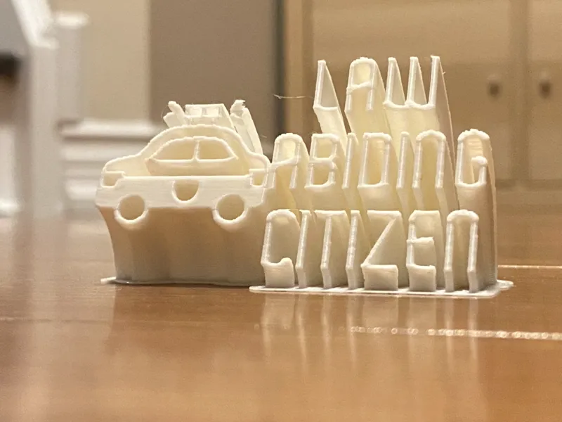 LAW ABIDING CITIZEN — Sweeping Name Plate