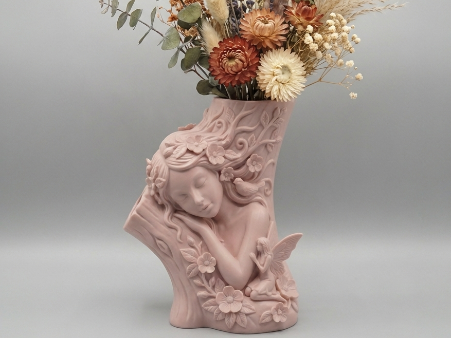 Dreaming Dryad - Ethereal Fairy Flora Flower Vase
