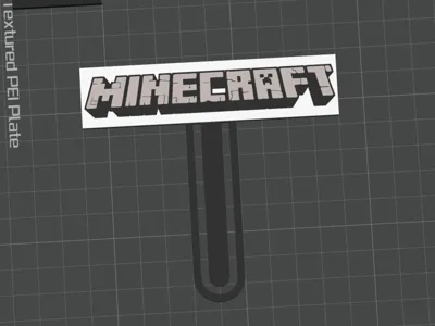 Minecraft bookmark