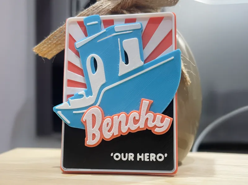 Benchy 'Our Hero' Slab - Quality & Ironing test