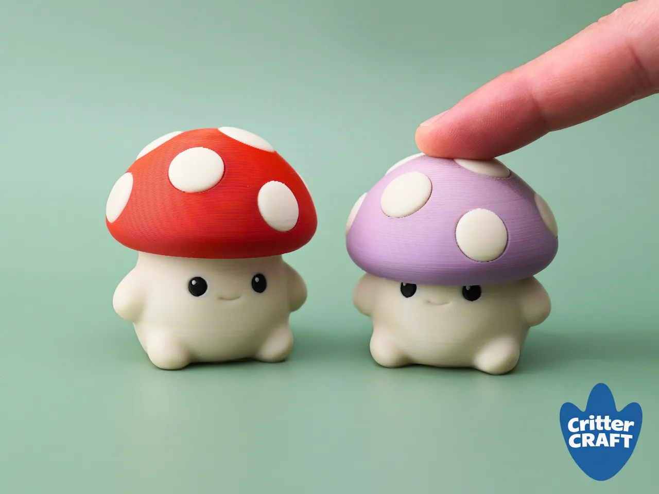 Baby Mushroom Clicker Fidget Toy view 2