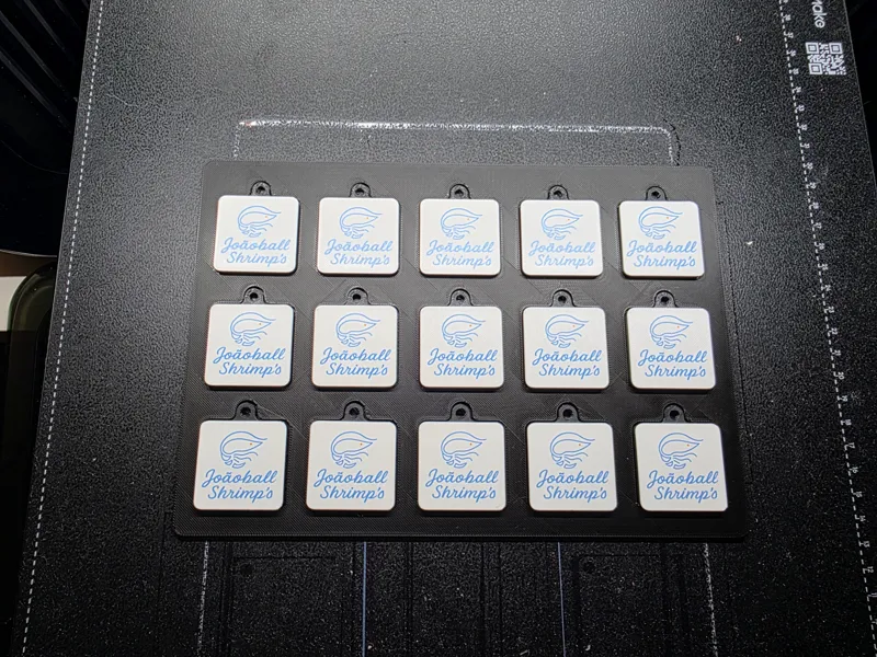 Jig for square keychain from BonsaiPrintGarden