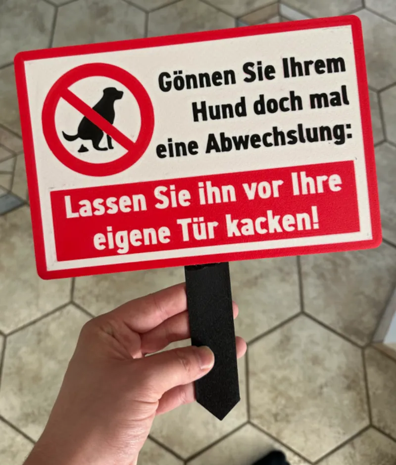 No Dog Poop Sign