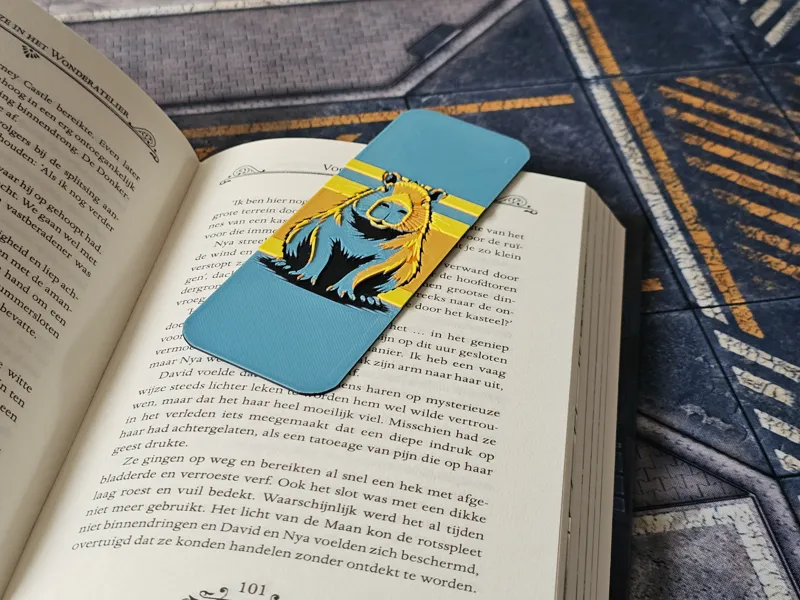 A Beautiful Bookmark, 1 of 3 Capybara colorfull