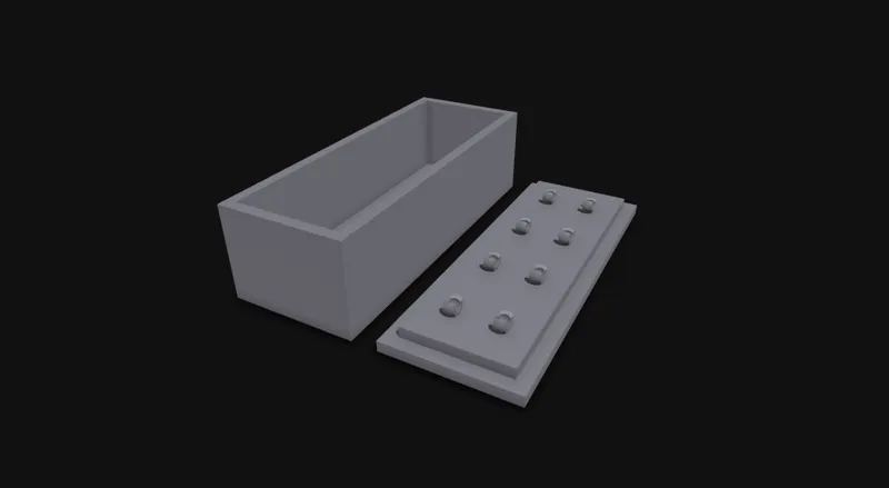 Lucky 13 box with hand clips