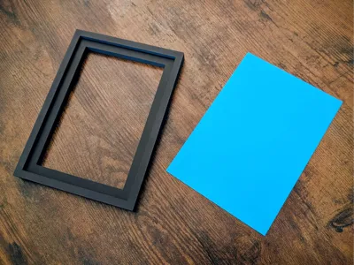 Printable Frame for 3D Miniatures