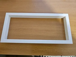 Frame / cover for hole (parametric)