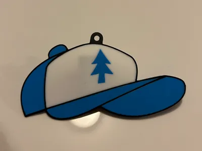 Dipper Hat Keychain