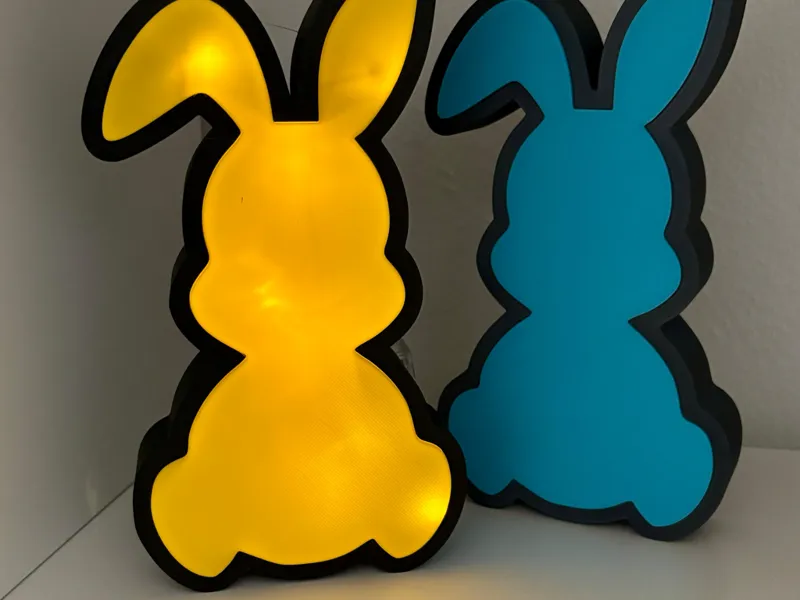 Hase Lightbox nicht nur für Ostern