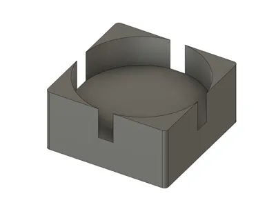 8x8x4 mm block housing for 8x2mm round magnet