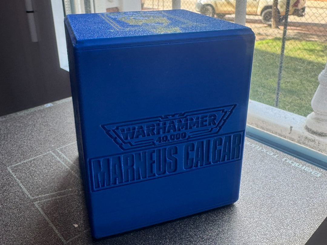 Caja Mazo Marneus Calgar warhamme 40k 100 cartas