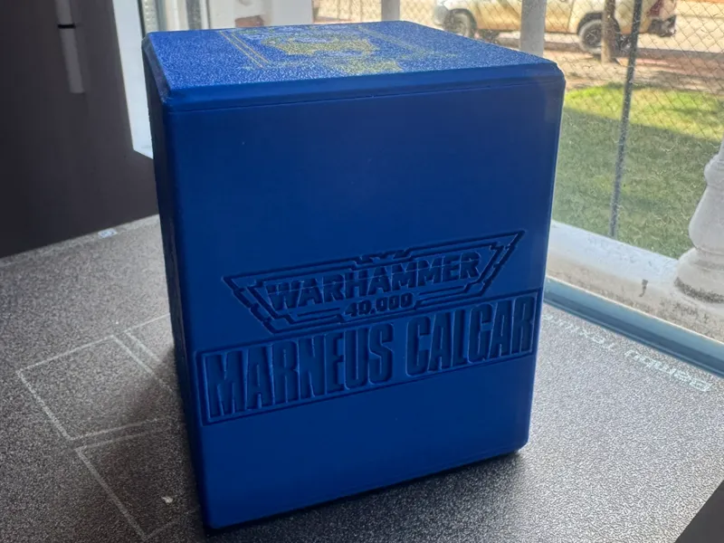 Caja Mazo Marneus Calgar warhamme 40k 100 cartas