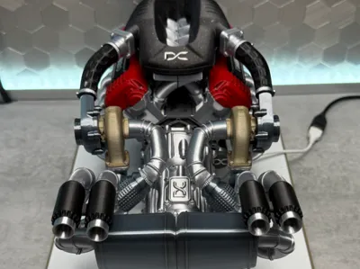 V12 Twin Turbo Engine in 1/6 Scale