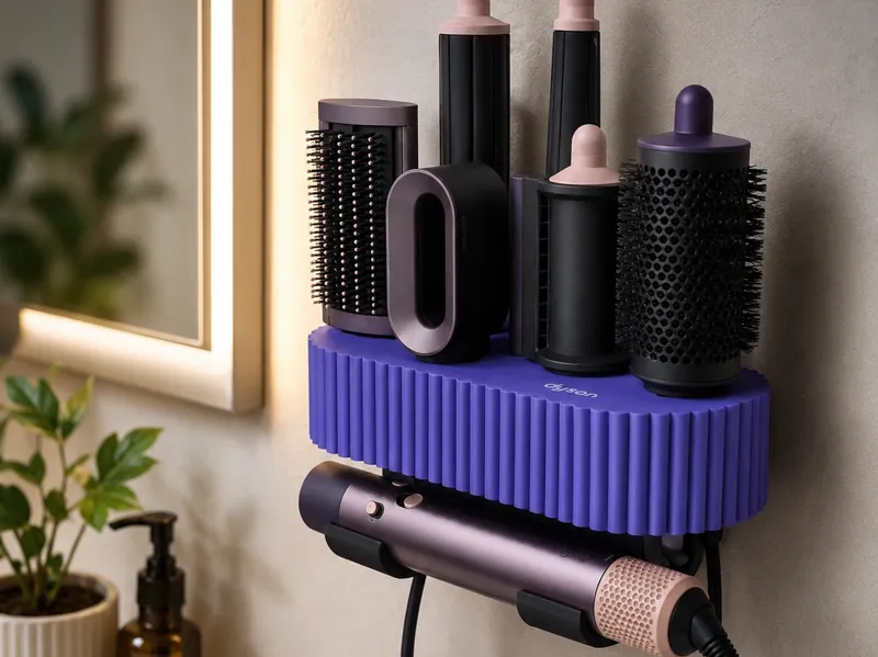 Dyson Airwrap Wandhalterung mit Aufsatz-Organizer