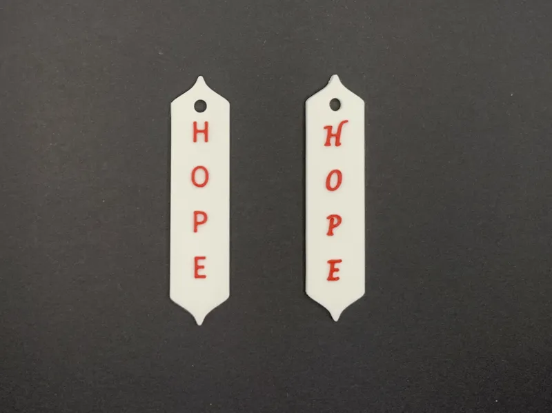 Christmas ornament set - Hope