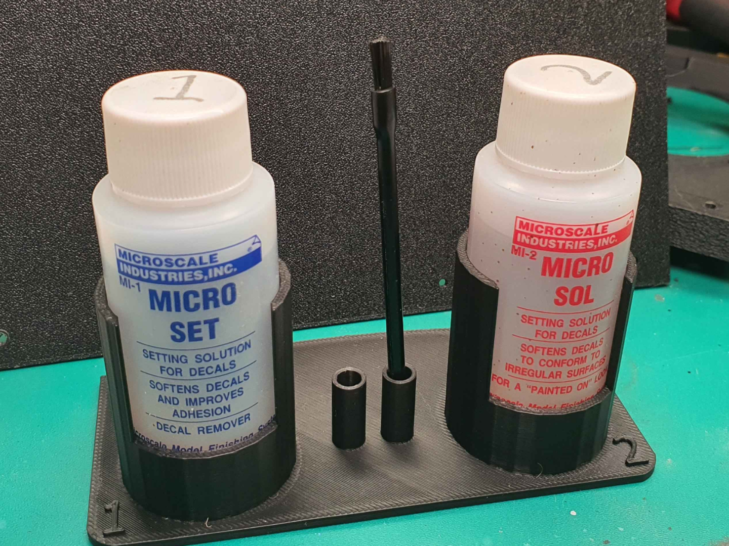 MicroSol/MicroSet Bottle Stand and Brush holder