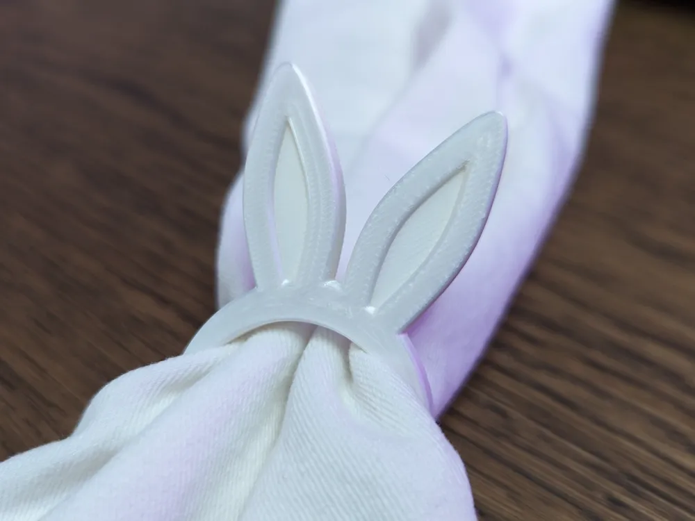 Easter Bunny Ears Napkin Ring / Napkin holder by camilabebeagua