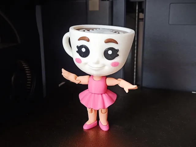 Ballerina capuchina articulated toy
