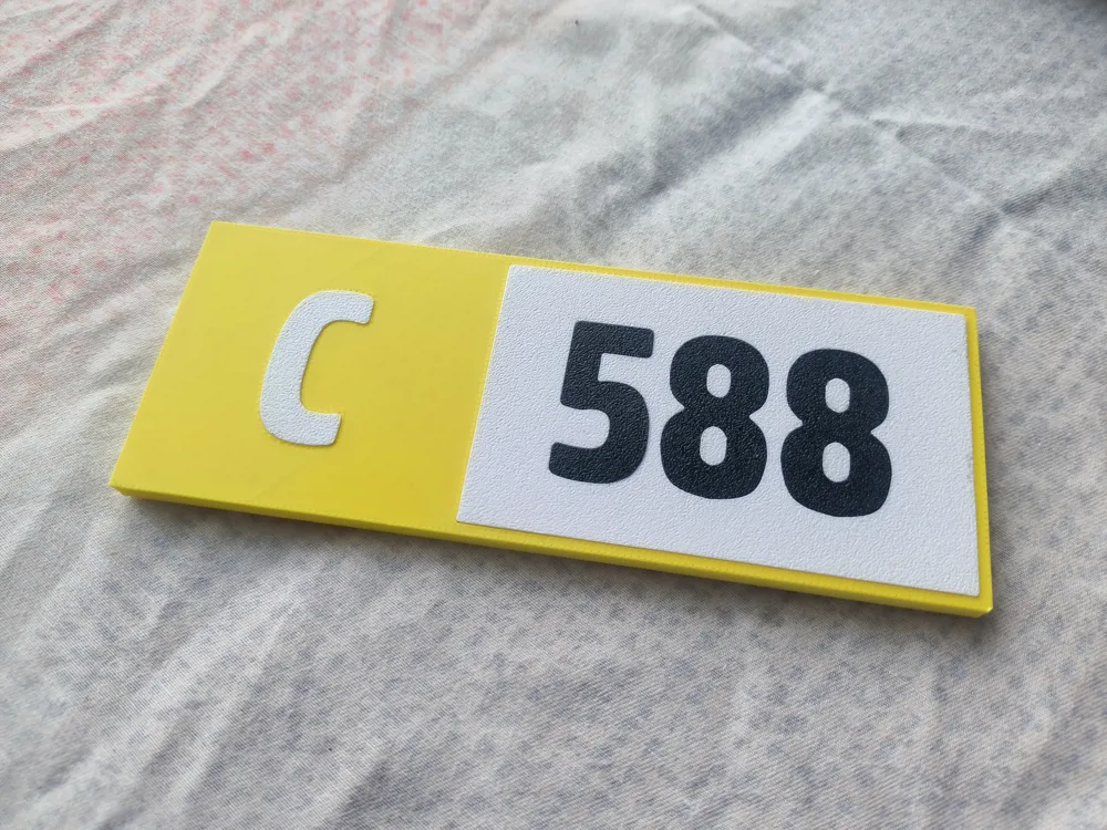 [Customizable] FH5 Performance Index Plaque 地平线5 - Free 3D Print Model ...