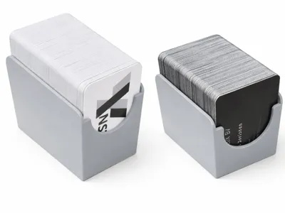 Minimal Desk Business Card Holder