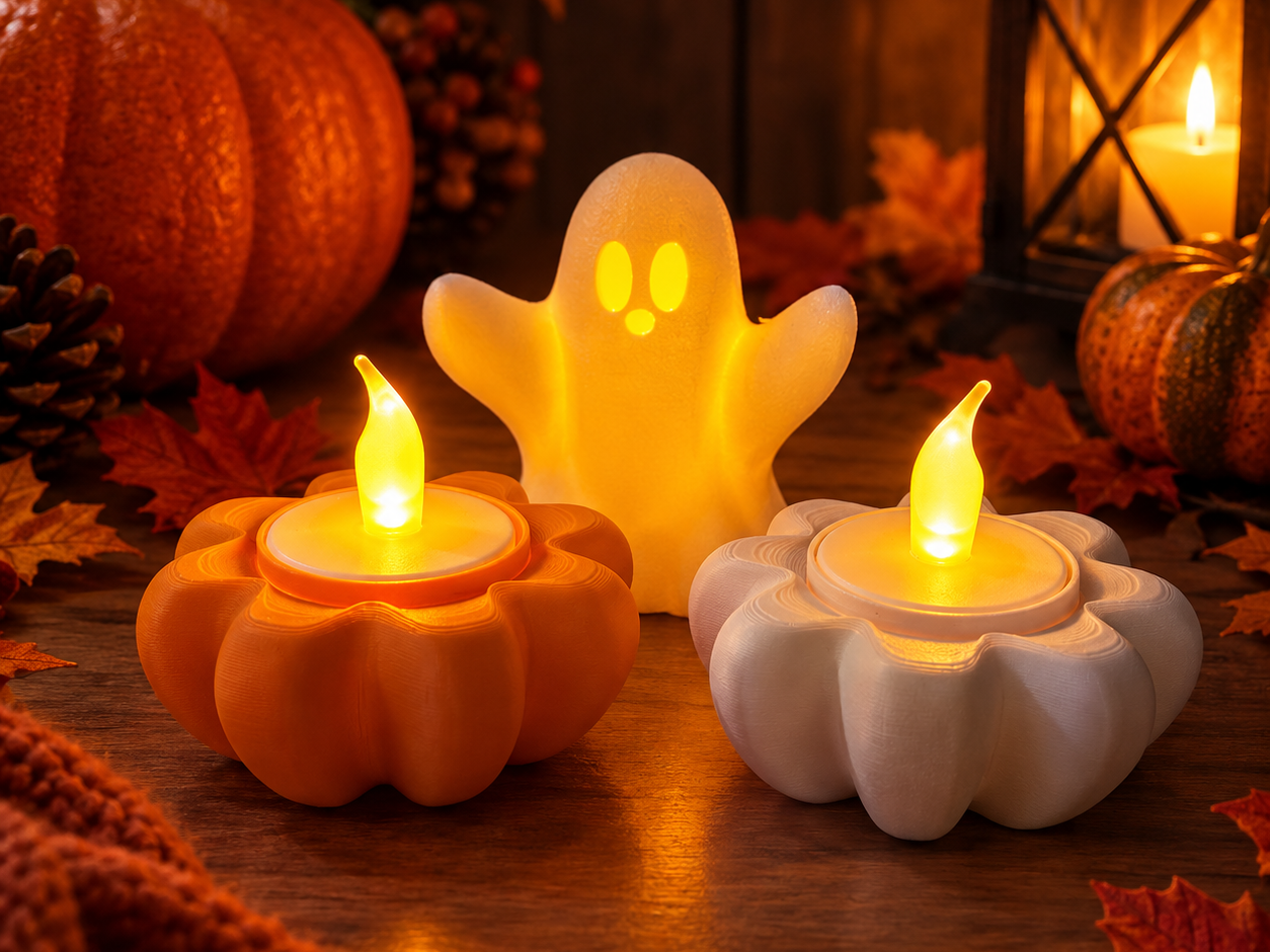 Pumpkin Tea light holder 3D model