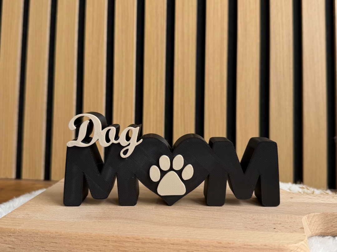 Schriftzug Dog Mom / Hunde Mama