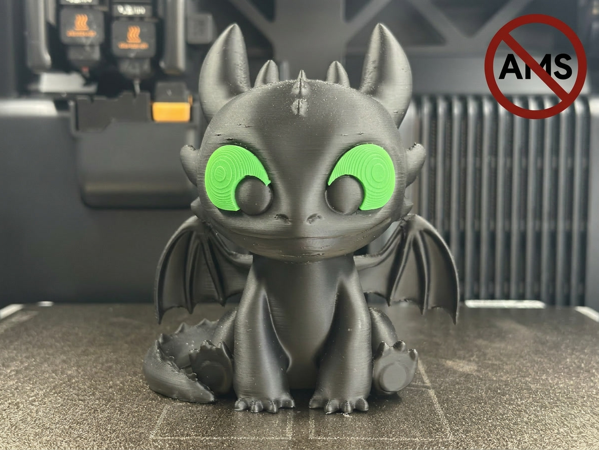 Toothless – Figurine (AMS + No AMS Versions) 